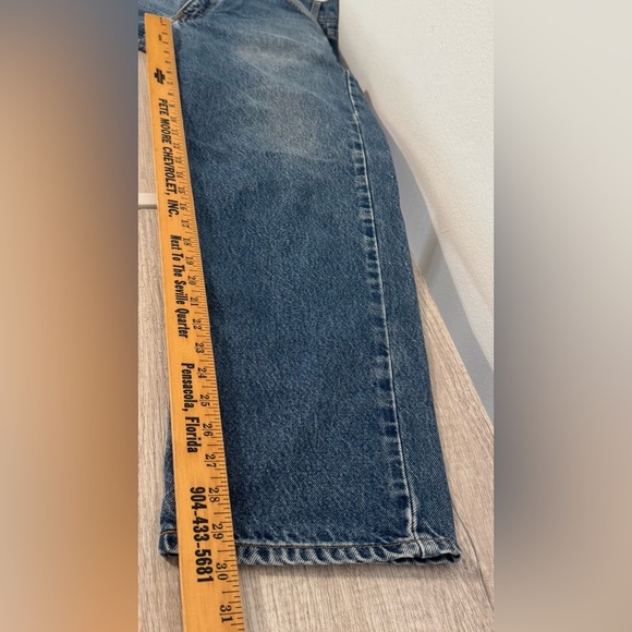 Levi’s 90s Orange Tab 550 Relaxed Fit Jeans Med Wash Cotton Made in USA 34x30 - Picture 5 of 9